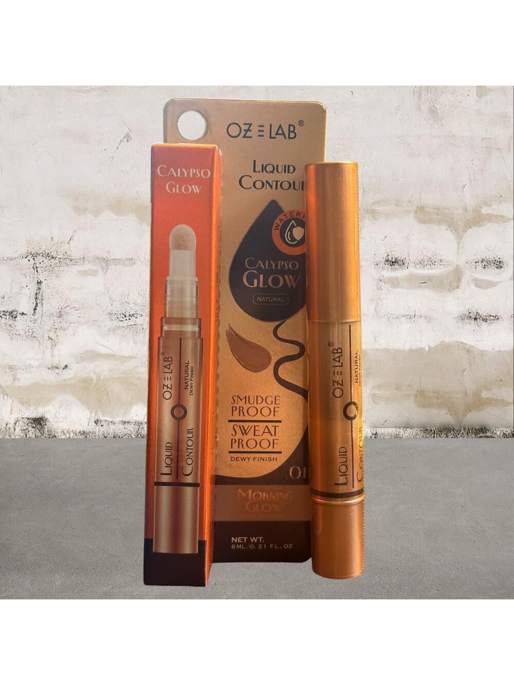 Oz Lab Calypso Glow Wand Liquid Contour in Morning Glow NIB